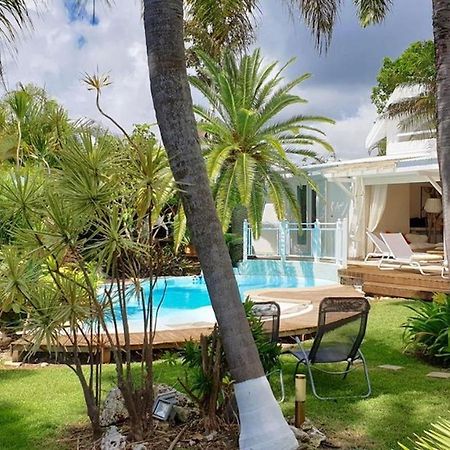 Villa Iguanou Et Piscine En Bord De Mer Proche Plages Marina Et Golf Saint-Francois  Exterior photo