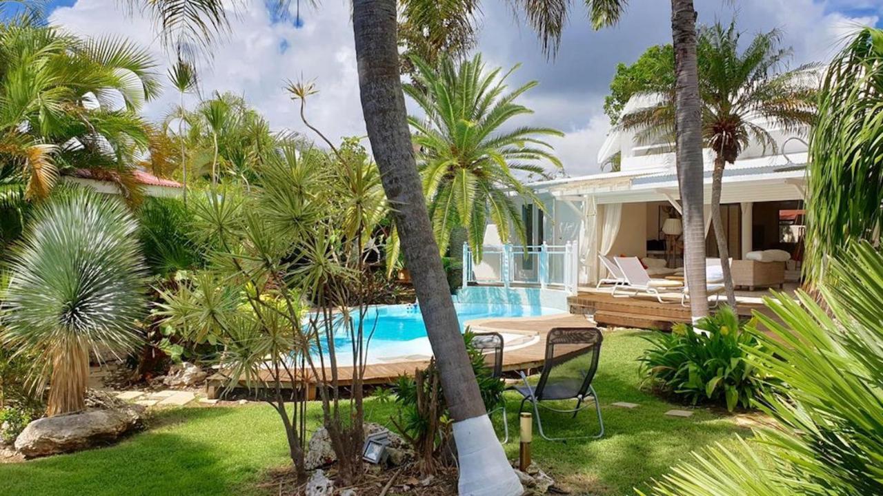 Villa Iguanou Et Piscine En Bord De Mer Proche Plages Marina Et Golf Saint-Francois  Exterior photo