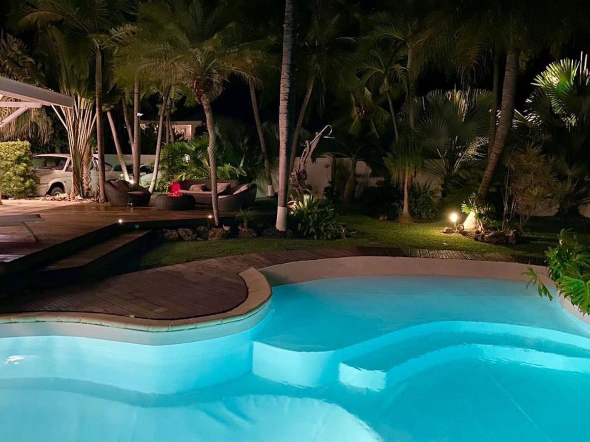 Villa Iguanou Et Piscine En Bord De Mer Proche Plages Marina Et Golf Saint-Francois  Exterior photo