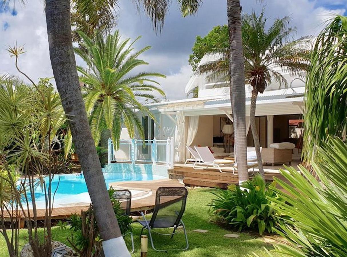 Villa Iguanou Et Piscine En Bord De Mer Proche Plages Marina Et Golf Saint-Francois  Exterior photo