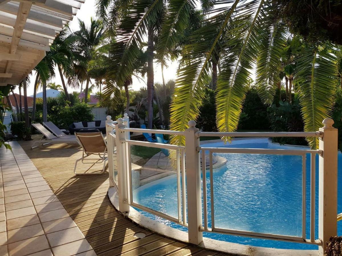 Villa Iguanou Et Piscine En Bord De Mer Proche Plages Marina Et Golf Saint-Francois  Exterior photo